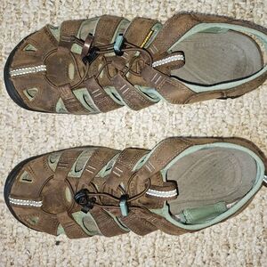 Keen Brown and Green Women's Sandals